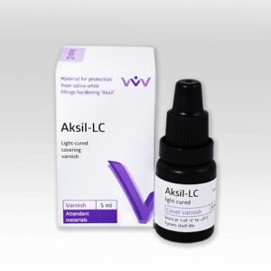 A hypoallergenic substance used under fillings by photocuring.