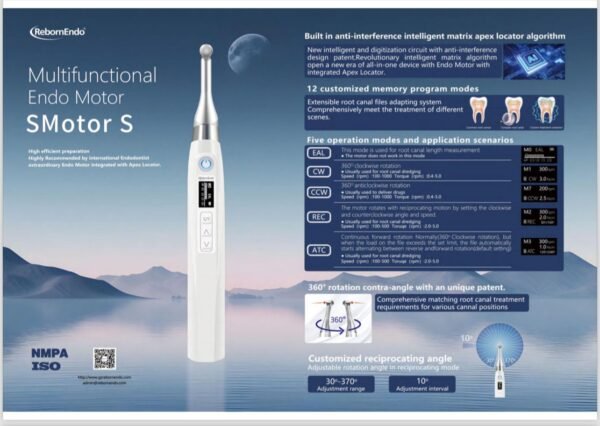 Root canal preparation device with internal apex scale