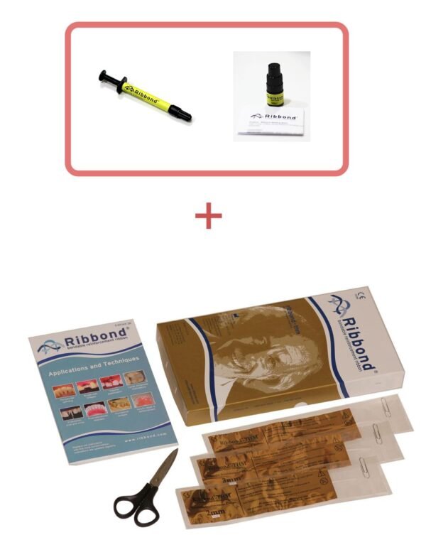 Set of 3 Rebond Reinforcement Strips 2, 3, 4 mm with Scissors