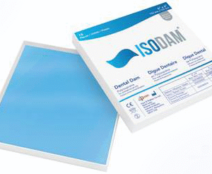 Non-elastic dental sealant, 15 pieces, heavy blue, 6x6